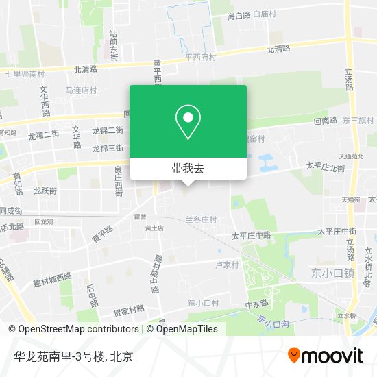 华龙苑南里-3号楼地图
