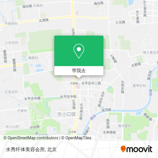 水秀纤体美容会所地图
