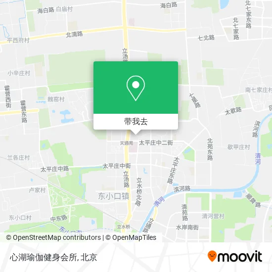 心湖瑜伽健身会所地图