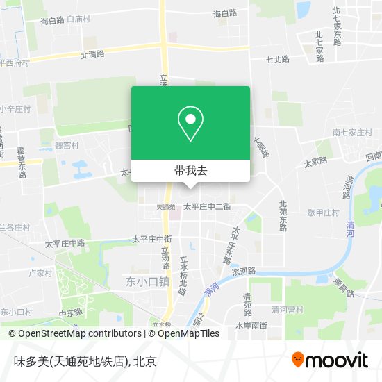 味多美(天通苑地铁店)地图