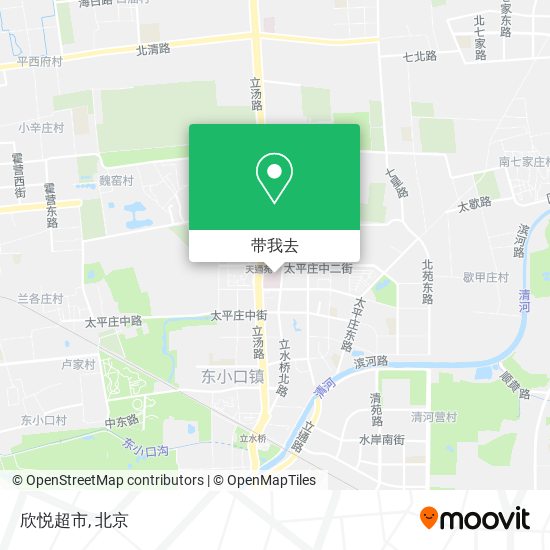 欣悦超市地图