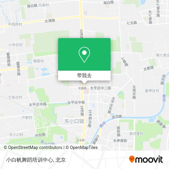 小白帆舞蹈培训中心地图