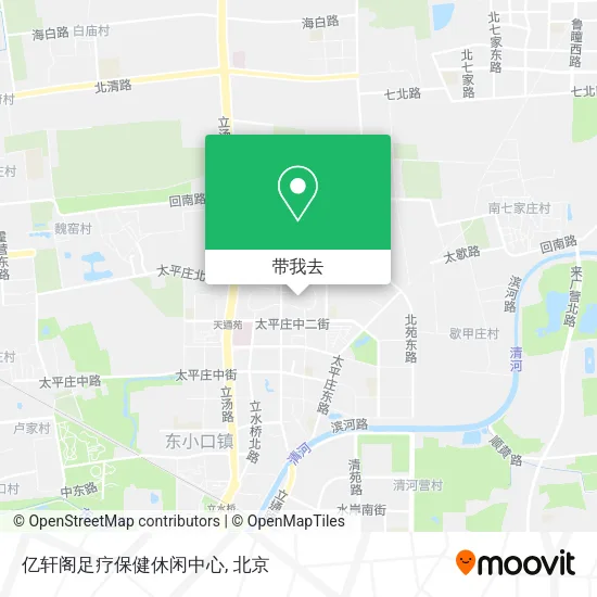 亿轩阁足疗保健休闲中心地图