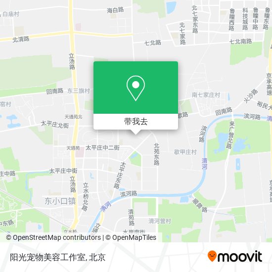 阳光宠物美容工作室地图