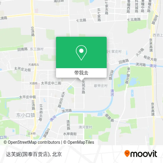 达芙妮(国泰百货店)地图