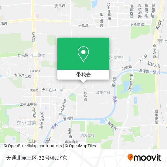 天通北苑三区-32号楼地图