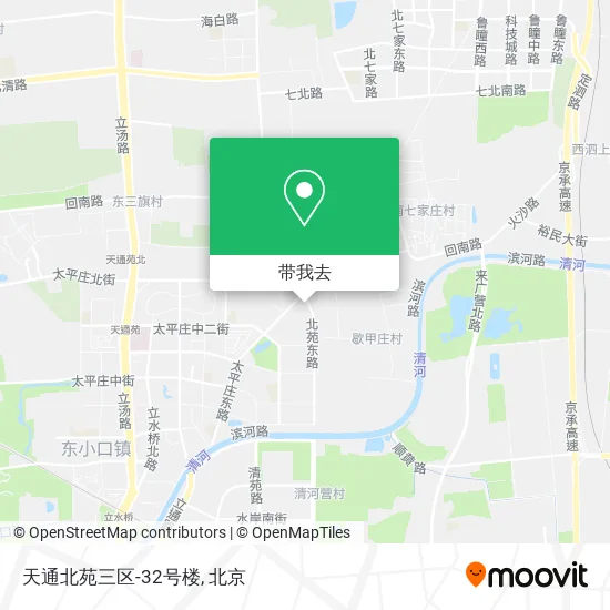 天通北苑三区-32号楼地图