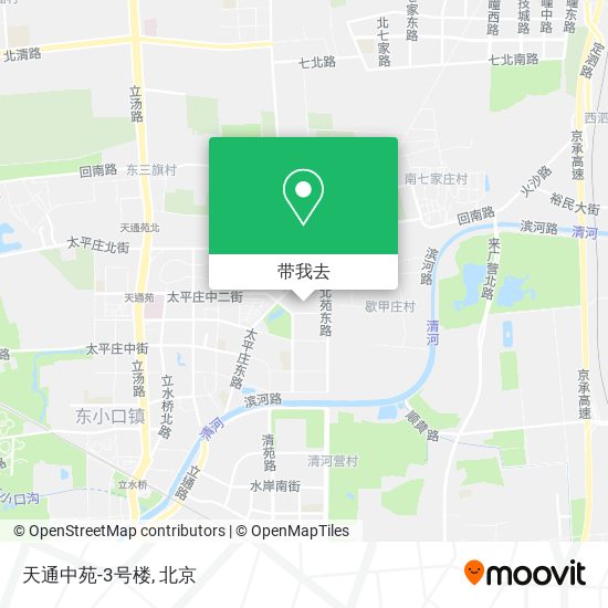 天通中苑-3号楼地图
