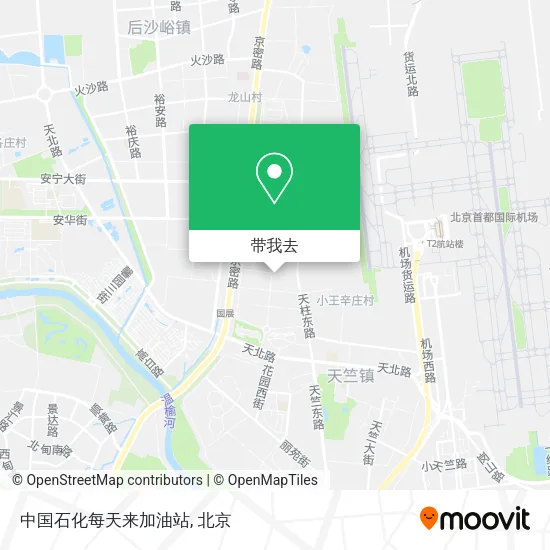 中国石化每天来加油站地图