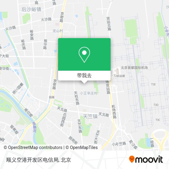 顺义空港开发区电信局地图