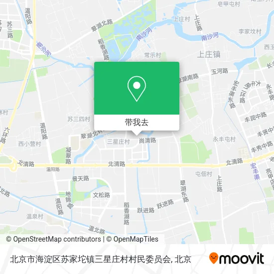 北京市海淀区苏家坨镇三星庄村村民委员会地图