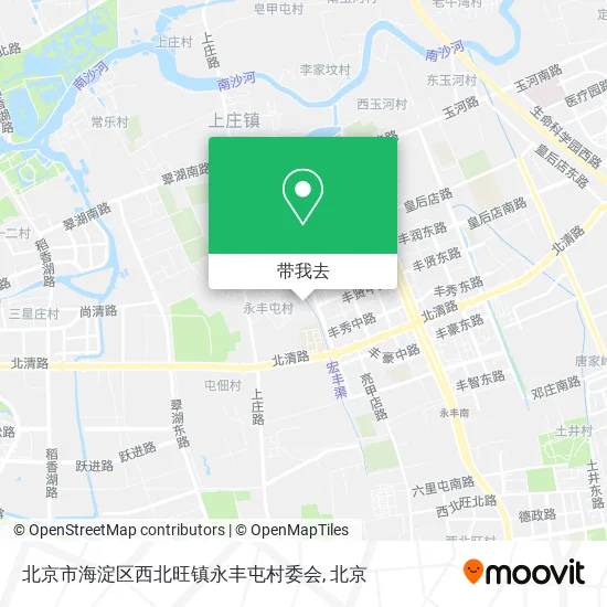 北京市海淀区西北旺镇永丰屯村委会地图