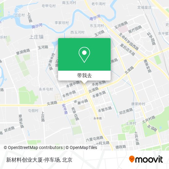 新材料创业大厦-停车场地图