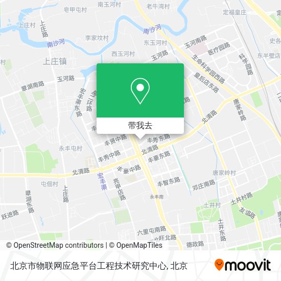 北京市物联网应急平台工程技术研究中心地图
