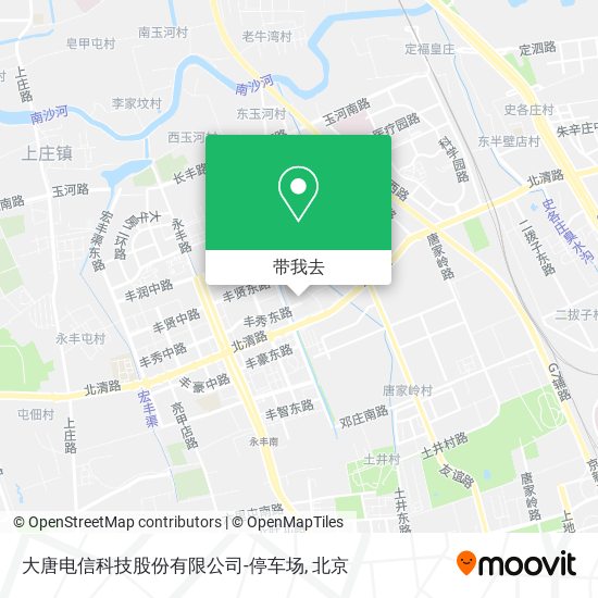 大唐电信科技股份有限公司-停车场地图