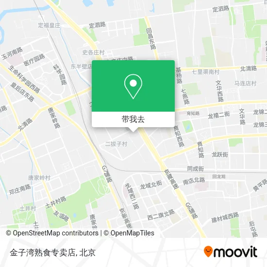 金子湾熟食专卖店地图
