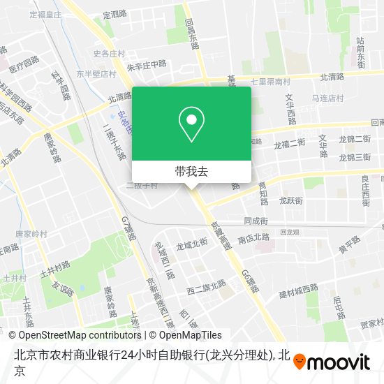 北京市农村商业银行24小时自助银行(龙兴分理处)地图