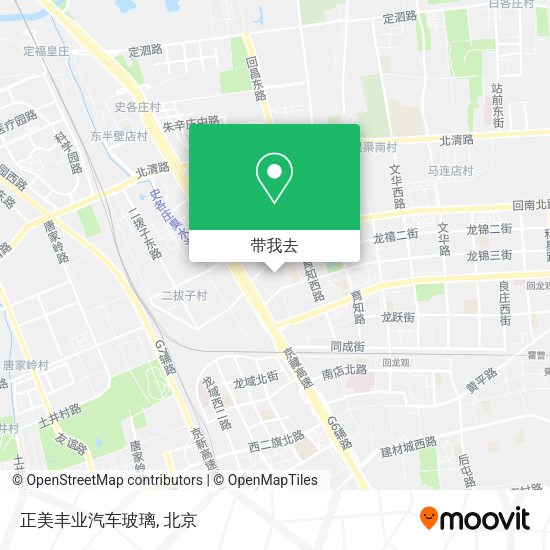 正美丰业汽车玻璃地图