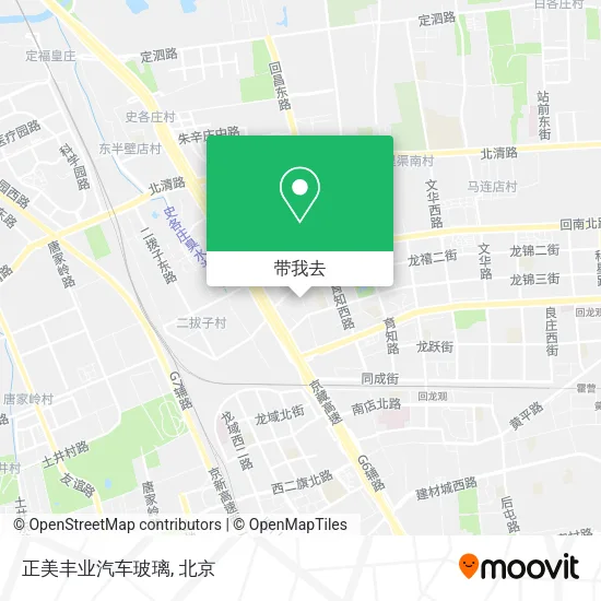 正美丰业汽车玻璃地图
