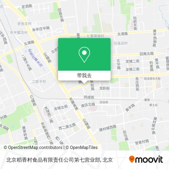 北京稻香村食品有限责任公司第七营业部地图