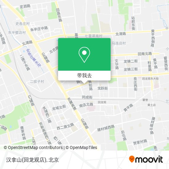 汉拿山(回龙观店)地图