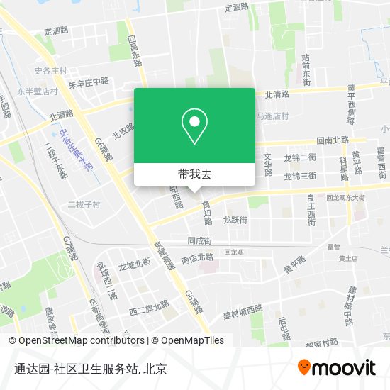 通达园-社区卫生服务站地图