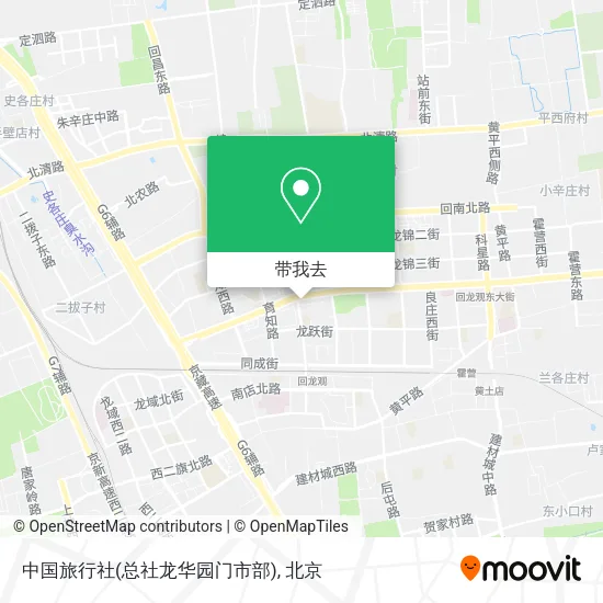 中国旅行社(总社龙华园门市部)地图