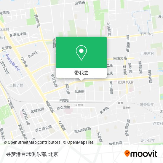 寻梦港台球俱乐部地图