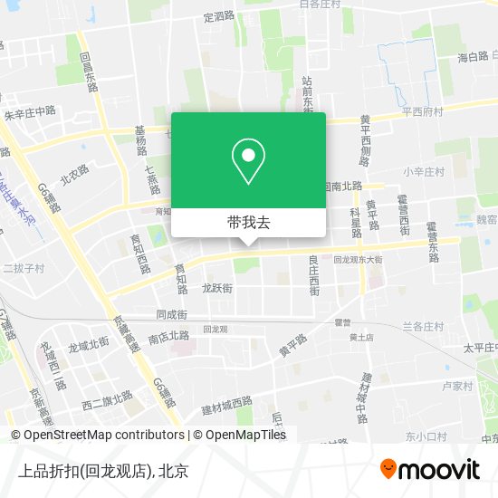 上品折扣(回龙观店)地图