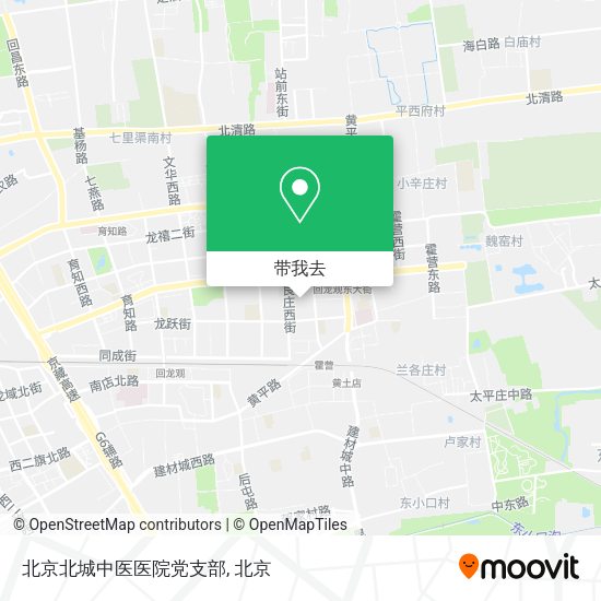 北京北城中医医院党支部地图