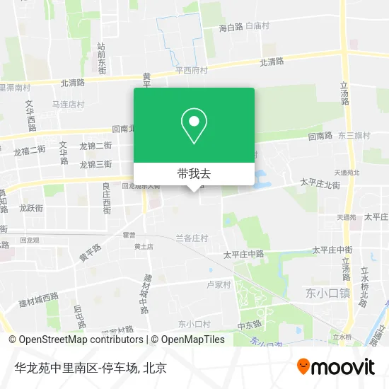 华龙苑中里南区-停车场地图