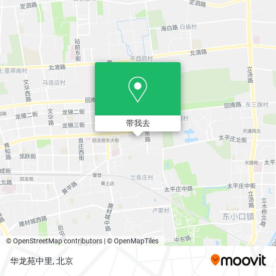 华龙苑中里地图