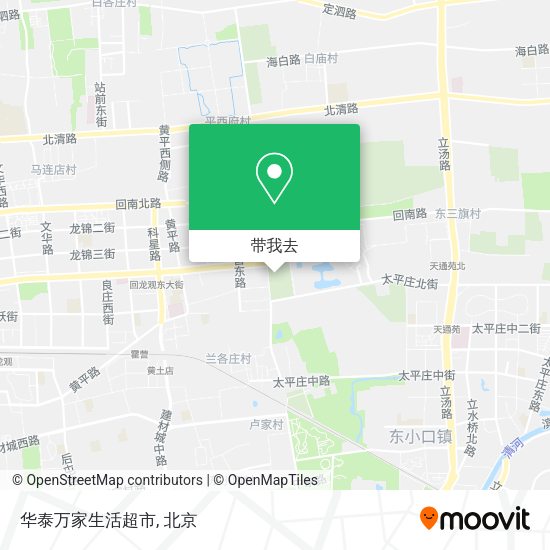 华泰万家生活超市地图