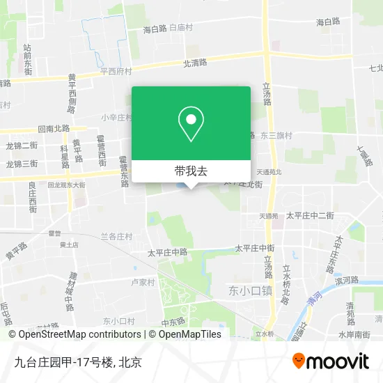 九台庄园甲-17号楼地图