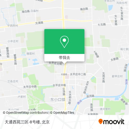 天通西苑三区-8号楼地图