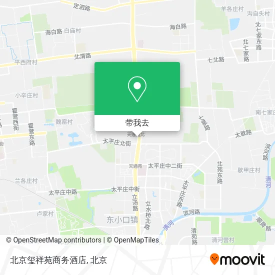北京玺祥苑商务酒店地图
