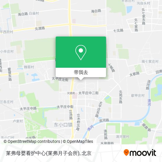 莱弗母婴看护中心(莱弗月子会所)地图