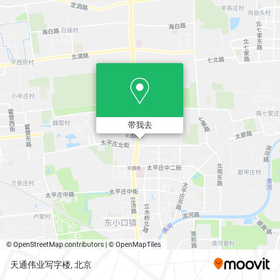 天通伟业写字楼地图