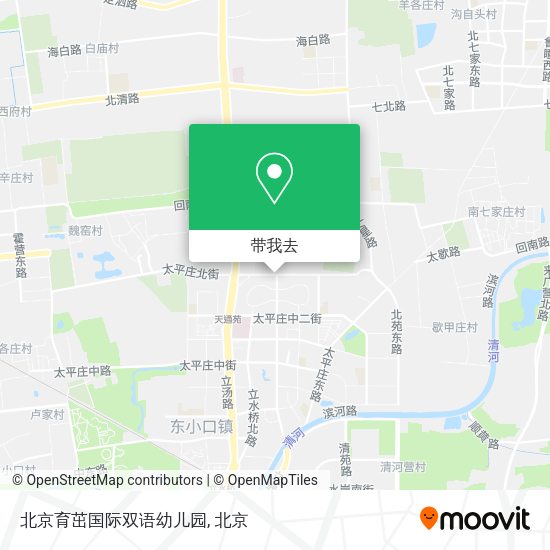 北京育茁国际双语幼儿园地图