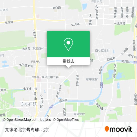宽缘老北京酱肉铺地图