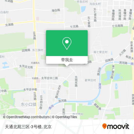 天通北苑三区-3号楼地图