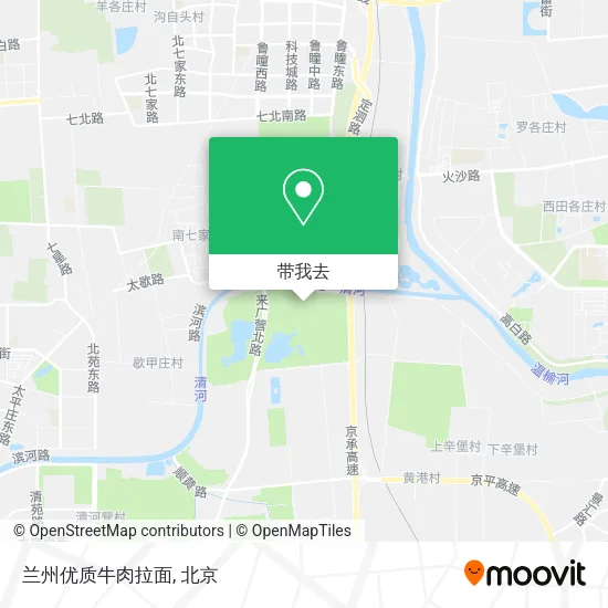 兰州优质牛肉拉面地图