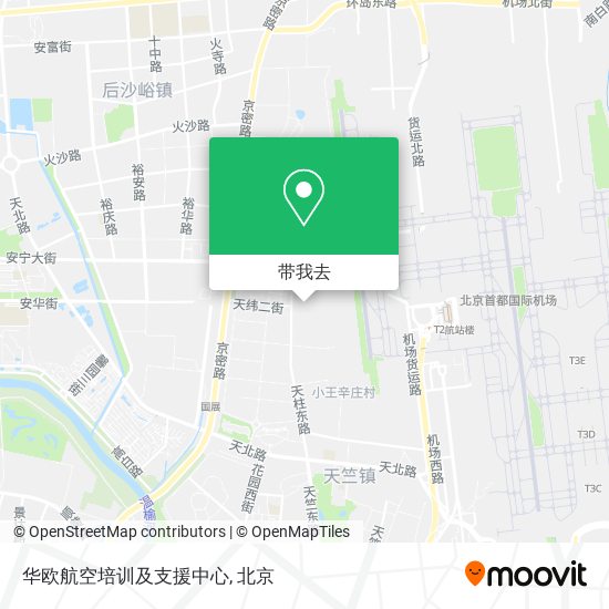 华欧航空培训及支援中心地图