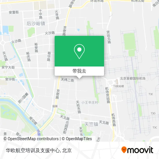 华欧航空培训及支援中心地图