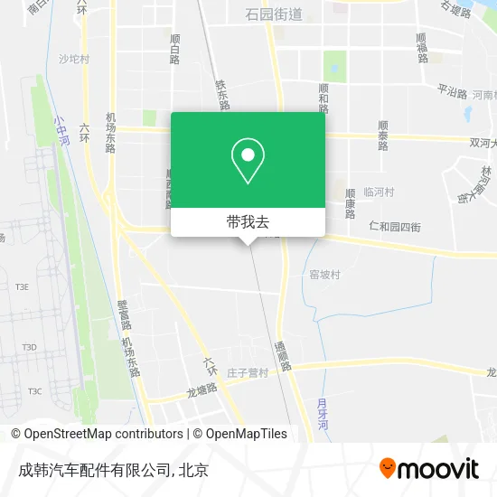 成韩汽车配件有限公司地图