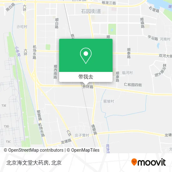 北京海文堂大药房地图