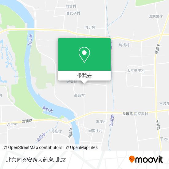 北京同兴安泰大药房地图