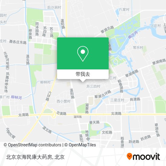 北京京海民康大药房地图