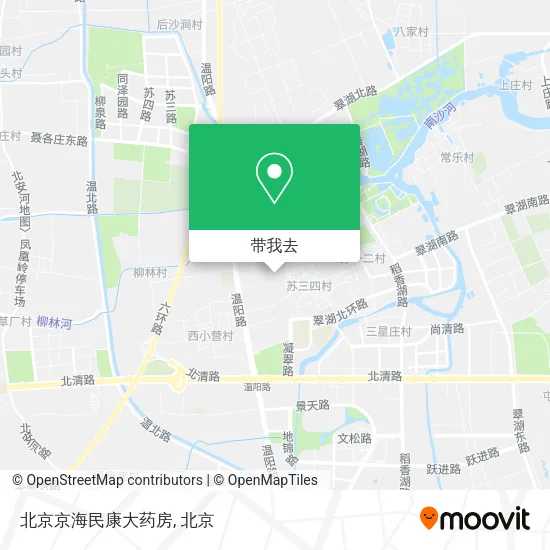 北京京海民康大药房地图