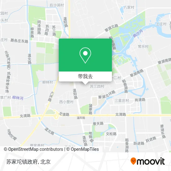 苏家坨镇政府地图